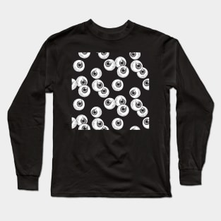 Human Eyes Pattern Long Sleeve T-Shirt